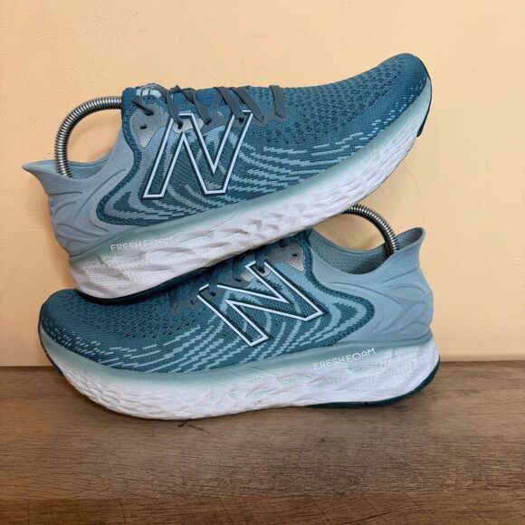 New Balance Womens fresh foam W1080h11 Teal Running Shoes Size 10.5 - Picture 1 of 9